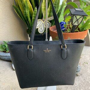 Kate Spade Black Laural Way Medium Dally Tote Shoulder Purse Bag